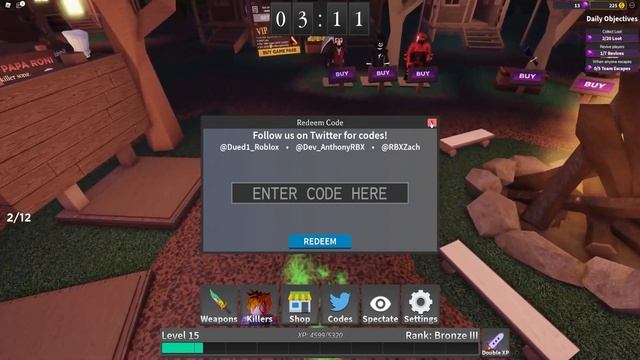 (DECEMBER 2021) SURVIVE THE KILLER CODES *FREE GEMS* ALL NEW ROBLOX SURVIVE THE KILLER CODES! смотреть онлайн