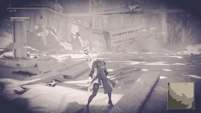 NieR:Automata strange glitch смотреть онлайн