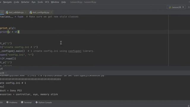 Lesson 38 ConfigObj and Validate Classes. Python Programming. смотреть онлайн