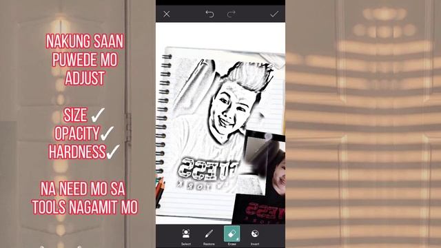 #picsart #tutorial #editing PHOTO TURN INTO SKETCH PICSART смотреть онлайн