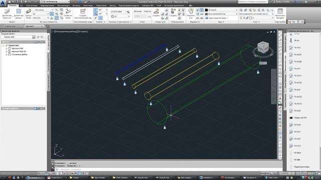 Применение миникаталога с отечественными опорами по ОСТу 36-146-88 в PLANT 3d 2014 смотреть онлайн
