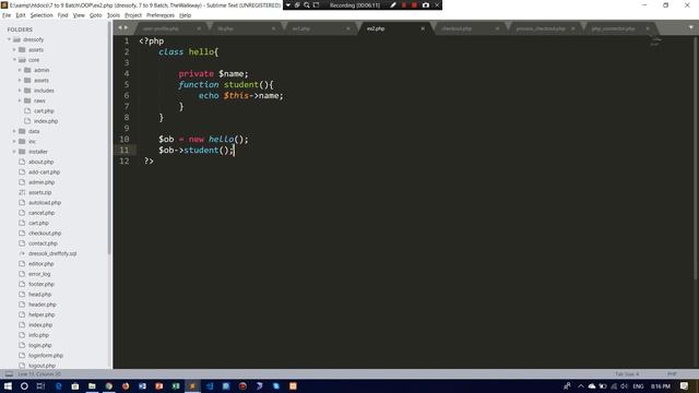 03 - OOP Tutorial Series with PHP - (Encapsulation ) смотреть онлайн