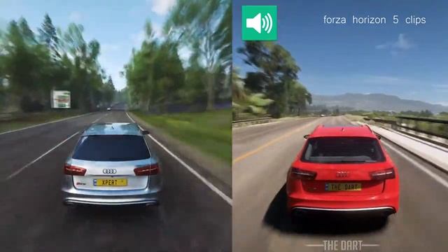 Audi RS6 Forza Horizon 4 vs Forza Horizon 5 смотреть онлайн