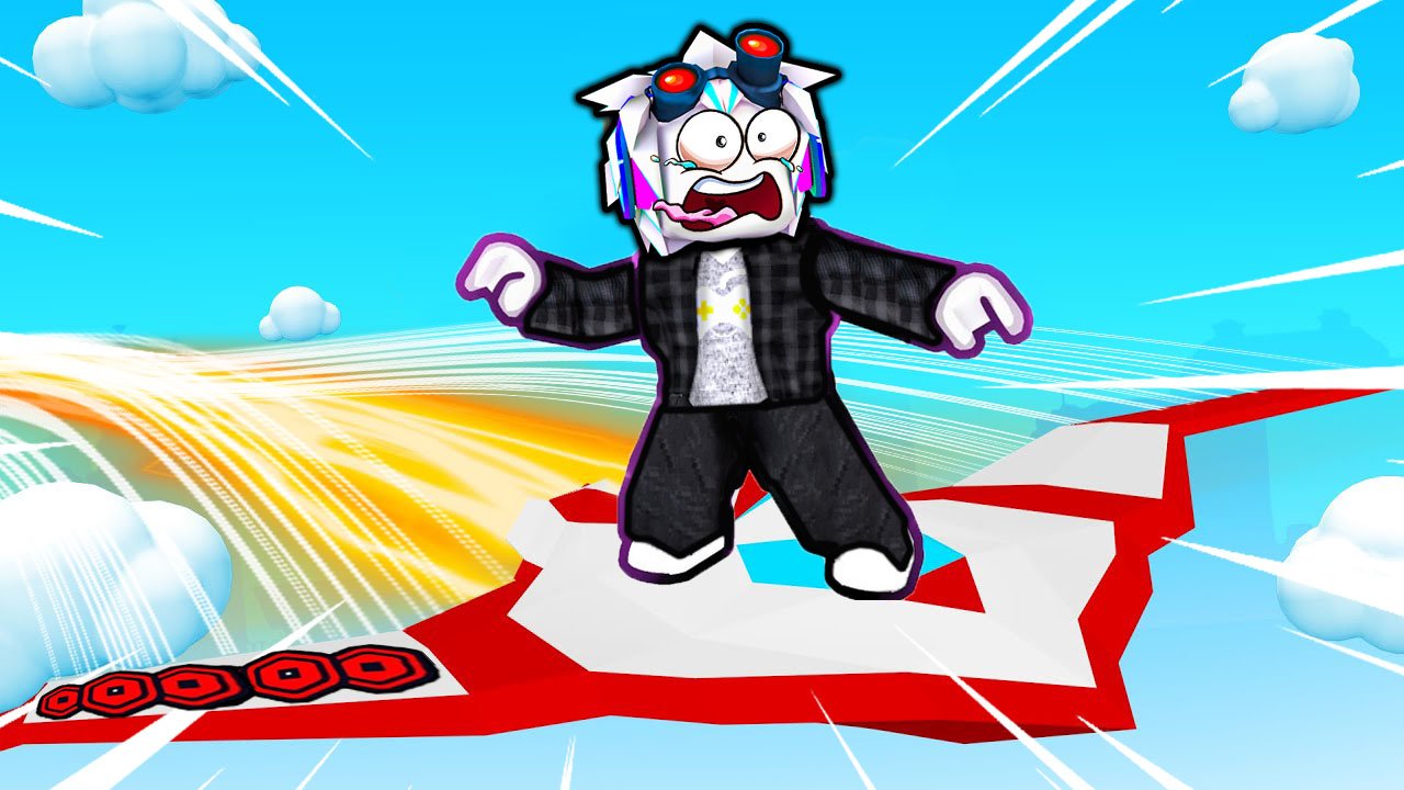 САМЫЕ БЫСТРЫЕ КОСМИЧЕСКИЕ ГОНКИ! ОТ НУБА ДО ПРО ЗА 1000 РОБУКСОВ! ROBLOX Sky Race смотреть онлайн