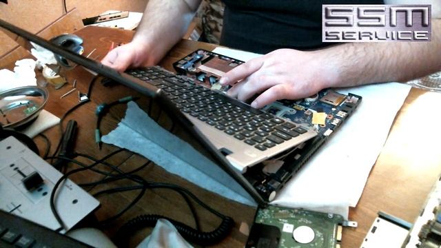 Как собрать ноутбук Acer V3 571G