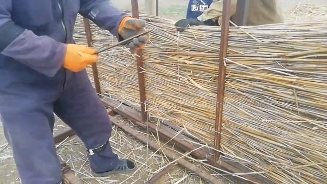 Қамыс тақта (плита) дайындау. смотреть онлайн