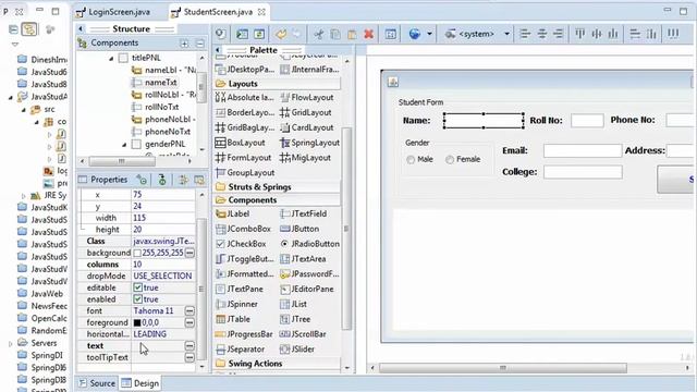 Student Form model Database Table in Java [Nepali] смотреть онлайн