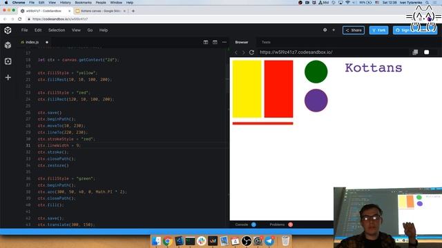 Canvas API - Roman Liutikov | Kottans Frontend 2019 смотреть онлайн