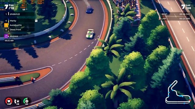 Circuit Superstars (Early Access) - online - i7 3770 - GTX 660 2GB GDDR5 @1080p 60fps смотреть онлайн