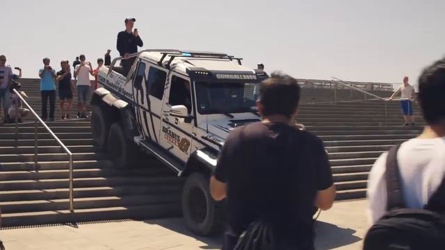 2016 Gumball 3000 Ekibi Brabus Mercedes G63 AMG 6x6 700 смотреть онлайн