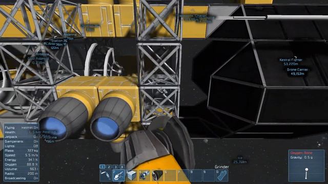 Space Engineers Survival :: Moving Thrusters & Camera :: Ep. 244 смотреть онлайн