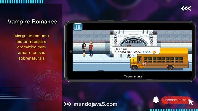 Embarque no mundo sobrenatural de drama e amor com o jogo Vampire Romance смотреть онлайн