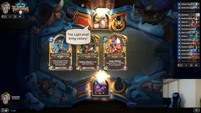 NEW WILD PIRATE WARRIOR! | Descent of Dragons | Hearthstone смотреть онлайн