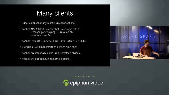 Lev Walkin: WebSocket introspection and stress testing with TCPKali смотреть онлайн