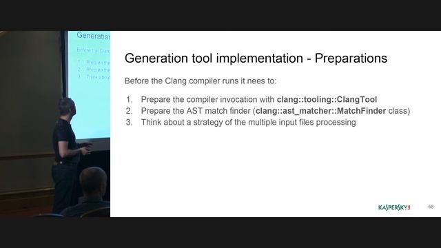 Automatic C++ source code generation with clang - Sergei Sadovnikov [ACCU 2017] смотреть онлайн