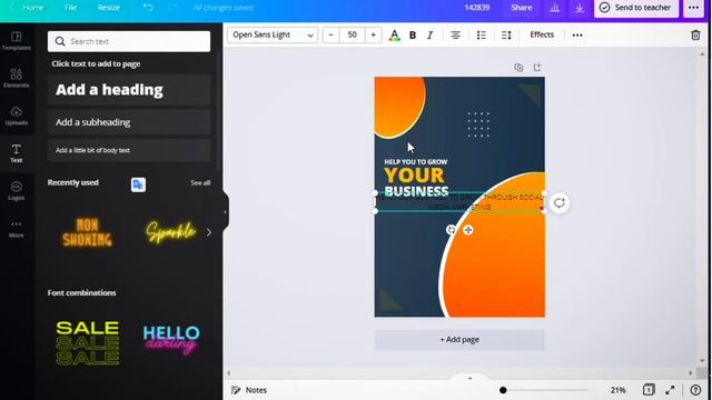 Business Poster Design in Canva tutorial | Professional Business Flyer Design | Creative Ashumit смотреть онлайн