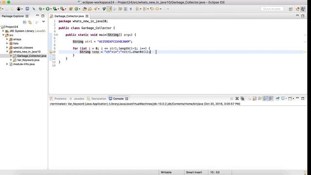 00040 Concept of Garbage Collector GC and Java 10 Update in GC смотреть онлайн