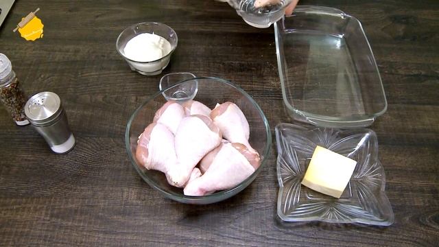 Куриные ножки со сметаной и сыром смотреть онлайн