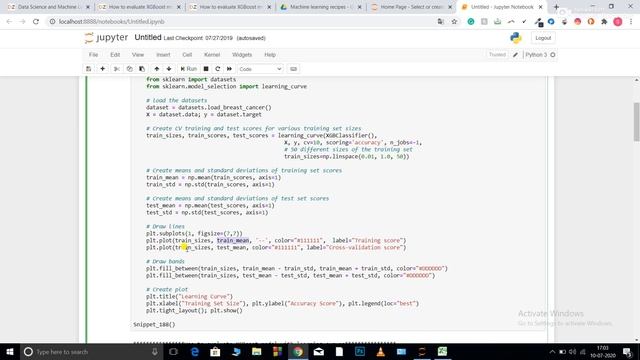 Evaluate XGboost Model using Learning Curve and Visualize the Loss Functions смотреть онлайн