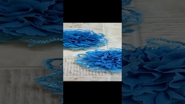 пионы из шифона#канзаши#