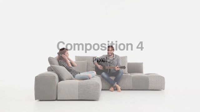 SABA Italia - Pixel sofa смотреть онлайн