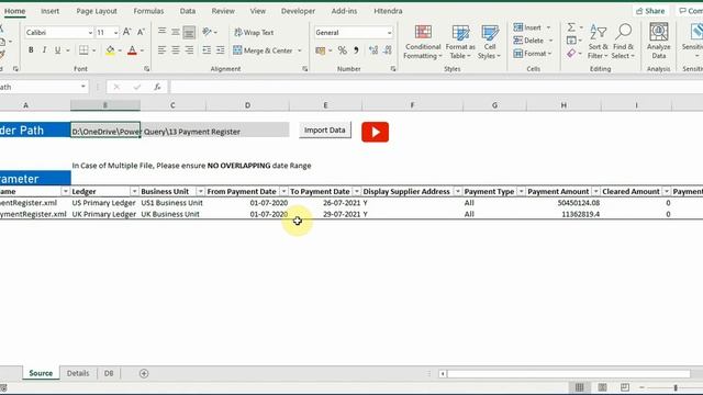Oracle Fusion Payment Register - Excel Dashboard - Slice by Multiple Field, Top10 Supplier, Trend#1 смотреть онлайн
