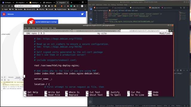 Deploy Angular8 to Nginx смотреть онлайн