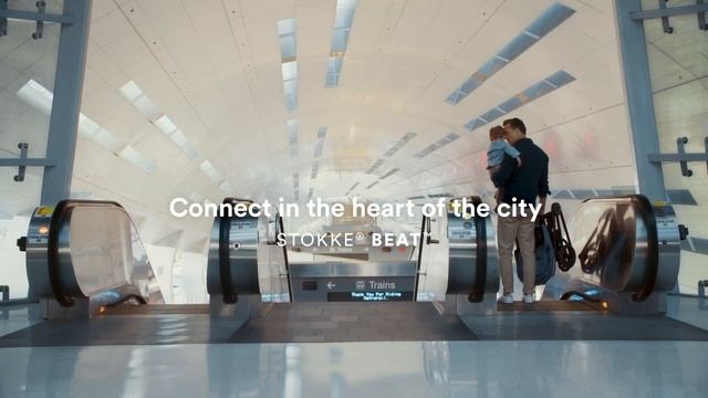 New compact urban stroller Stokke® Beat™: Compact folding смотреть онлайн