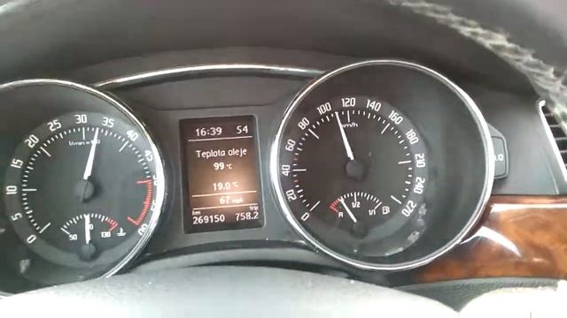 Škoda Superb 2.0 tdi 103 kW acceleration смотреть онлайн