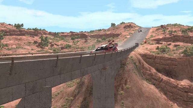 RC Cars (Kids Toy) Crashing Into A Real Car #4 - BeamNG Drive смотреть онлайн