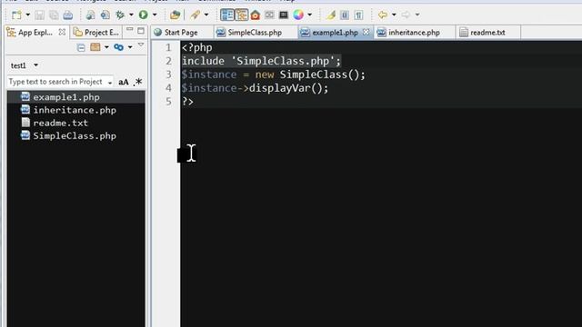 A simple PHP class demo смотреть онлайн