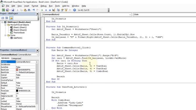 Cara Membuat Tombol Edit Data pada Macro VBA Microsoft Excel смотреть онлайн