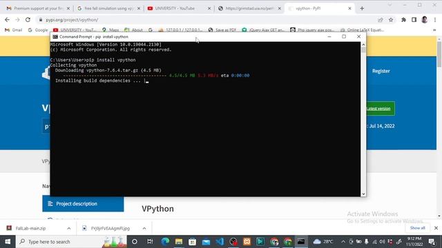 Python Course Lesson 11: How to Install Vpython in windows? NO ERROR смотреть онлайн