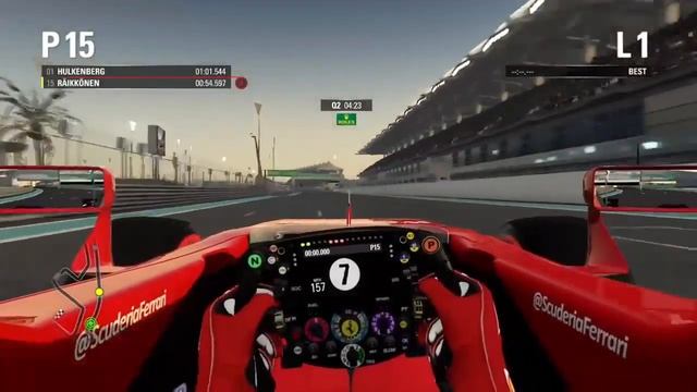F1™ 2015. Qualifying Abu Dhabi grand prix, Xbox one. Kimi Raikkonen смотреть онлайн