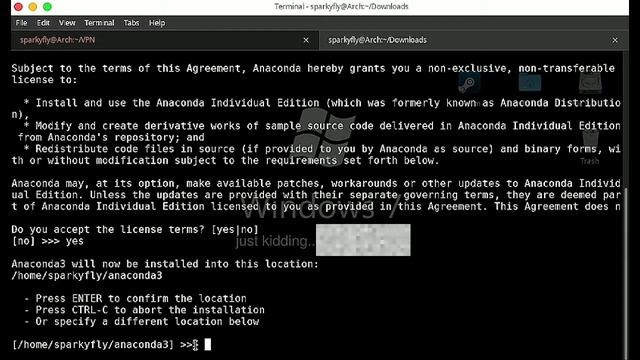 Cara Instal Anaconda Python dan Jupyter Notebook di Linux (Manjaro) смотреть онлайн
