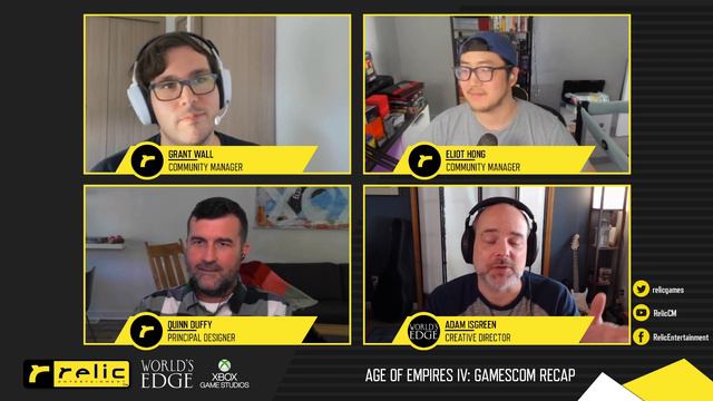 Relic Entertainment Livestream - Age of Empires IV: Gamescom Recap смотреть онлайн
