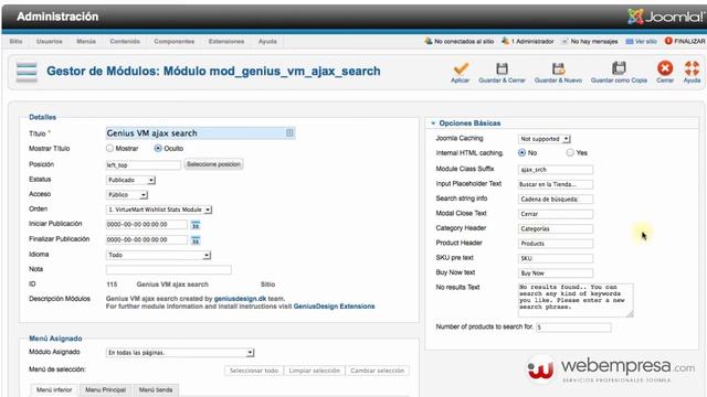 Mejorando la búsqueda de productos de VirtueMart 2.x mediante AJAX смотреть онлайн
