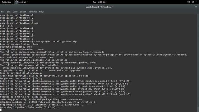 How to install pip3 for python 3 in Ubuntu смотреть онлайн