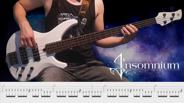 The Promethean Song - Insomnium (bass cover & tab) смотреть онлайн