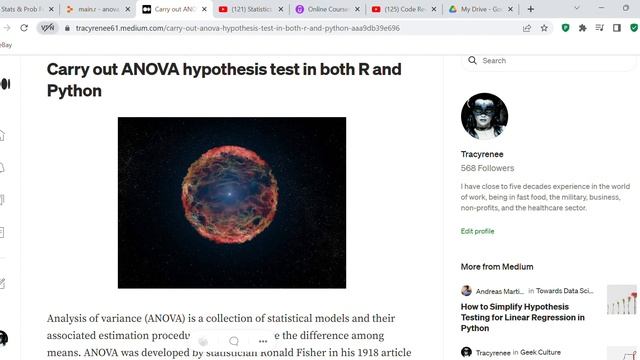 Carry out ANOVA hypothesis test in both R and Python - blog post смотреть онлайн