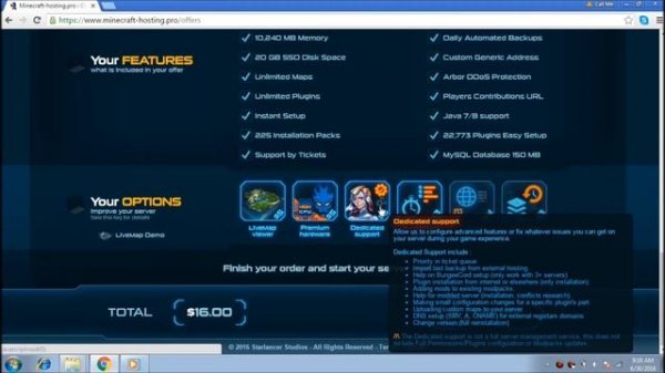 New Features on Minecraft-Hosting.pro
