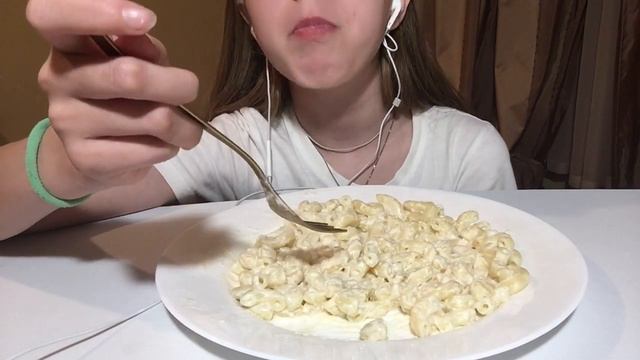MACARONI Mac & Cheese  АСМР MUKBANG ASMR  EATING SHOW No Talking МАКАРОНЫ с сыром по американски