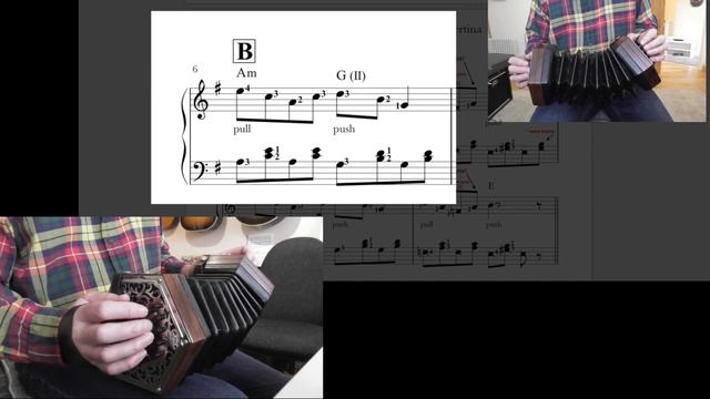 Cathy's Tune - FREE GD Anglo Concertina Video Tutorial смотреть онлайн