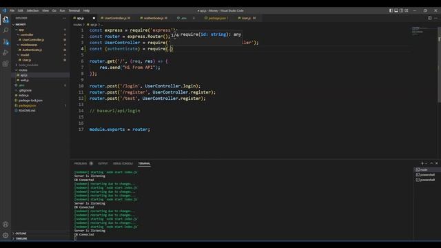 7. NodeJS, ExpressJS & MongoDB Backend Project - MFS Like Bkash: Authentication Middleware смотреть онлайн