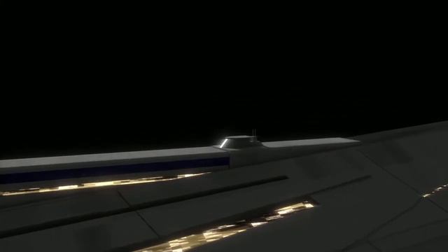 Mass Effect 3 Alliance Dreadnought Test Render - blender 2.6 смотреть онлайн