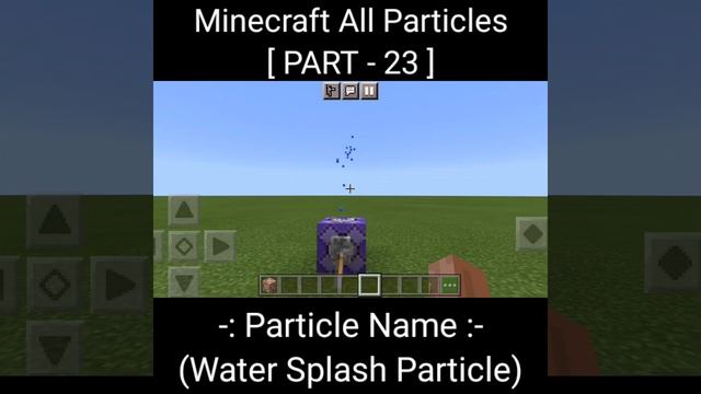 Part 23 | Water Splash Particle | All Minecraft Particle Effects | Minecraft PE |#shorts #short смотреть онлайн
