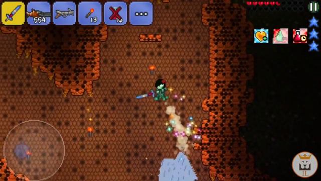 Let's Play Terraria (1.2.13) iOS- Queen Bee Battle & The Blade of Grass! Episode 13 смотреть онлайн