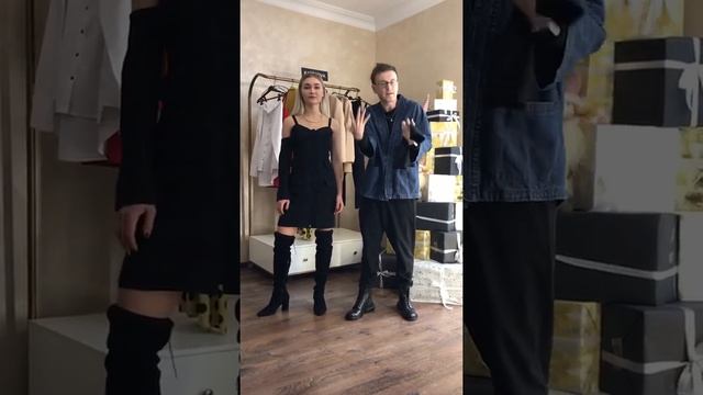 тренды вечернего образа- черное платье. Обзор от Кирилла Савченко смотреть онлайн