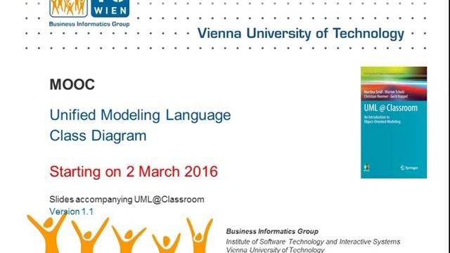 Announcement MOOC UML Class Diagram смотреть онлайн