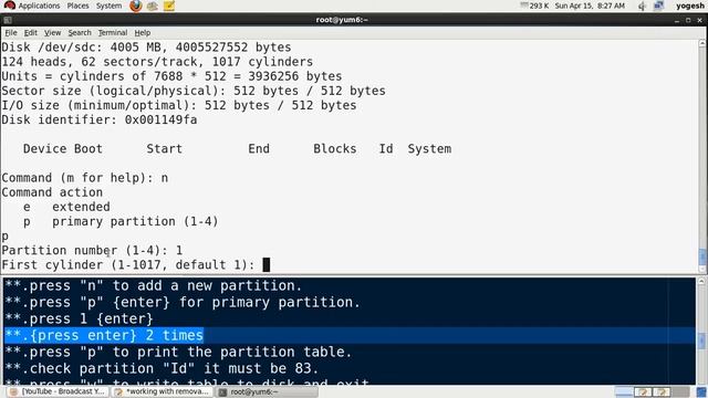 Working with removable devices in RHEL & CentOS 5.x & 6.x смотреть онлайн